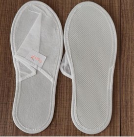 Resim Alina 500 Çift Tek Kullanımlık Otel Terliği 55GR Tela Kumaş Komple Biyeli Astarlı 3mm Eva Taban 