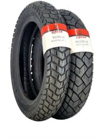 Resim Ralco Tyres 90/100-10 Ve 90/90-12 Tl Dubleks Lastik Set 