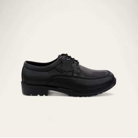 Resim iskarpino Hakiki Deri Siyah Erkek Günlük Oxford Ayakkabı 