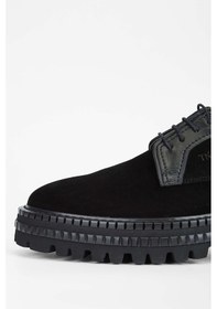 Resim Tamer Tanca Erkek Hakiki Deri Casual Ayakkabı 537 3248 Erk Ayk Sk23/24 Sıyah Suet/ant Siyah 