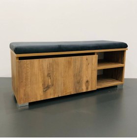 Resim OKYAY MOBİLYA 105 Cm Puflu Ayakkabılık , Oturaklı Ayakkabılık , Antre Dolabı , Vestiyer 