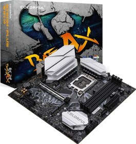 Resim Colorful BATTLE-AX B760M-PLUS WIFI V20 Intel B760 DDR5 4800MHz mATX Gaming (Oyuncu) Anakart 