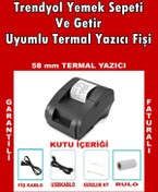 Resim Genel Markalar Termal Makbuz Yazıcı Adisyon Yazıcısı Getir Yemek Sepeti Fiş Yazıcı 