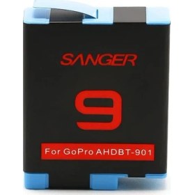 Resim Sanger AHDBT-901 Gopro Hero 9 Batarya 
