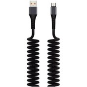 Resim KOİ TECH Micro To Usb Yaylı Şarj Kablosu 3.4a 1.5mt Örme Şarz Aksesuarı 