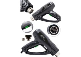Resim Spech Power Amerikan 3600 Watt Yanmaz Motor Tam Profesyonel 2 Kademe Isı Ayarlı Sıcak Hava Tabancası 
