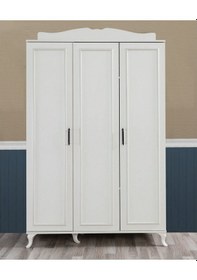 Resim Melis Genç Odası, Dolap Karyola Çalışma Masası Şifonyer Komodin Beyaz 