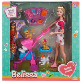 Resim Nessiworld 3045 Belissa'nın Annesi ve Sevimli Dostlar 30 cm -Sunman 