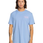 Resim Quiksilver Erkek Tişört Shadow Knock Mavi Günlük Giyim 