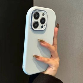 Resim İnce delik tarzı düz renk uygun 15 telefon 15Promax yumuşak 15Pro kız düz renk 16/14 yeni 13 premium 12 dopamin 
