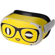Resim Createtech Qısyker Oculus Quest 2 Vr Gözlük Pvc Karikatür Koruyucu Çıkartma - Q2a003, Unik Tasarım, Kolay Uygulama Q2a003 