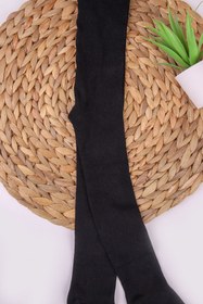 Resim Beniizle Kız Çocuk Siyah Renkli Penye Külotlu Çorap 