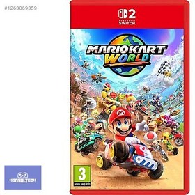 Resim Nintendo Mario Kart World Switch 2 Oyunu - KONSOLTECH 