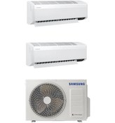 Resim Samsung Wind Free Multi AJ050TXJ2KH/EA 1+2 Sistem (9+18,9 BTU Duvar Tipi Klima 