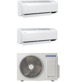 Resim Samsung Wind Free Multi AJ050TXJ2KH/EA 1+2 Sistem (9+18,9 BTU Duvar Tipi Klima 