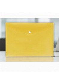 Resim Ark Çıtçıtlı Zarf Dosya 18 Micron Şeffaf / Renkli 5 Adet Sarı 