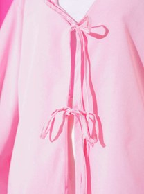Resim VOLT CLOTHİNG Çift Bağcıklı Poplin Kimono 