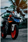 Resim Lambbos Ktm Rc 125 200 390 Buz Mavi Angel Eyes Halka 