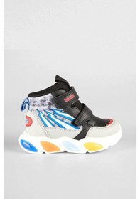 Resim Vicco David Erkek Çocuk Işıklı Bot Siyah 