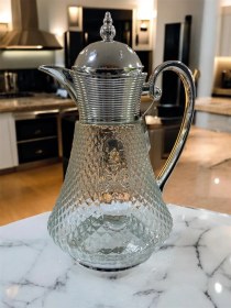 Resim Royking Nurbanu Sürahi Şerbetlik 1.8 Litre Gümüş 