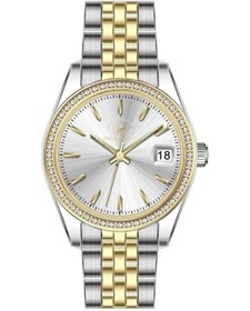 Resim Santa Barbara Polo Racquet Club Santa Barbara Polo Sb.1.10644-3 Takvim Göstergeli 5 Atm Suya Dayanıklı Çelik Kordon Çelik Kasa Gümüş 