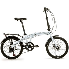 Resim Bisan FX 3600-6S KATLANIR BİSİKLET 31 CM MD 20 JANT 6 VİTES BEYAZ SİYAH 