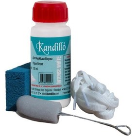 Resim Kanken Kandillo Yoğun Kapatıcı Beyaz Spor Ayakkabı Ve Deri Boyası 125 Ml Beyaz 