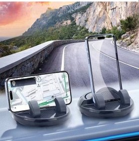 Resim Numaratörlü Güçlü Yapışkanlı 360 Derece Dönebilen Su Geçirmez Araç İçi Telefon Tutucu Plastik Aparat 4741 