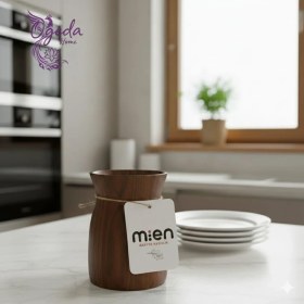 Resim Mien Akasya Ahşap Kaşıklık - Doğal Ahşap Kaşık Standı 