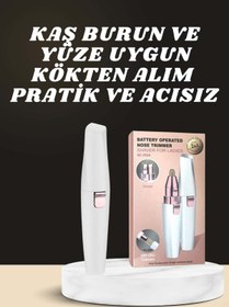 Resim Clevora Kulak Burun ve Yüz Epilasyon Aleti ve Yüz Masaj Aleti İkili Cilt Bakım Seti 
