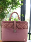Resim QUB CLUB Unisex Bordo 15 & 15.6 Inç Laptop Evrak Avukat Çantası 
