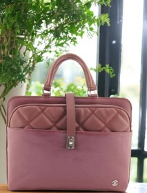 Resim QUB CLUB Unisex Bordo 15 & 15.6 Inç Laptop Evrak Avukat Çantası 