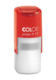 Resim Colop R17 Yuvarlak Kırmızı Kasa Siyah Keçe - 17 MM 