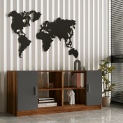 Resim Robin Home Verona F Ofis Kapaklı Kitaplık Dolap 