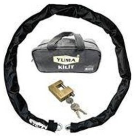 Resim Yuma Kesilmez Motosiklet Zincir Kilit Ym-736 Ø10mm 170cm 