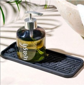 Resim Saint Belisama Concept Dikdörtgen Silikon Yağdanlık Standı Altlık Çok Amaçlı Sunumluk Sabunluk 