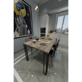 Resim Dekormila 4 Kişilik Yemek Masası Takımı Cordoba 