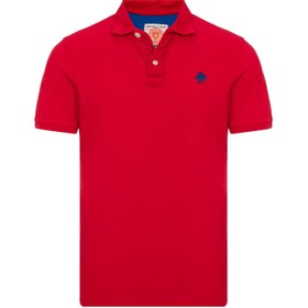 Resim Routefield Patriot Erkek Kırmızı Polo Tişört 