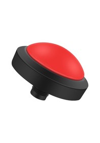 Resim Fosenze 100mm Kırmızı Led Işıklı Oyun Makinesi Düğmesi - Üç Ayaklı Mikro Anahtar, Plastik Kapaklı, 12v Dc Uyumlu, Vending Ve Büyük Oyun Cihazları İçin 