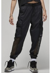 Resim Nike Jordan Essen Utility Womens Pant Black Kargo Cepli Lastik Paçalı Kadın Eşofman Altı Siyah Siyah 
