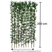 Resim 250 Cm Yapay Bambu Dogal Govde Yogun Yaprak 