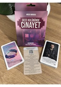 Resim Dedektif Kart Oyunu Dava Çözme Gece Kulübünde Cinayet 38 Kart 