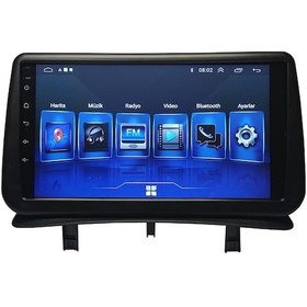 Resim Renault Clio 3 2005-2011 9 inç 10-256 GB PRO Android Carplay Multimedya 