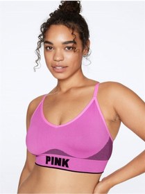 Resim Victoria's Secret Kadın Pink Dikişsiz Ince Astarlı Spor Sütyeni 