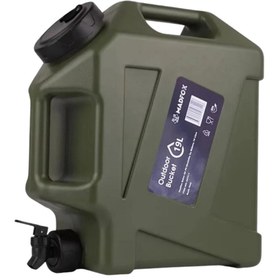 Resim Musluklu Su Bidonu - Madfox Galon Air PE - 19 Litre - Yeşil - 547311 