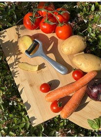 Resim Solingen Pırıltılı Gri/gümüş Sapan Soyacak Paslanmaz Alman Çeliği, Ergonomik Sap, Yüksek Keskinlik-255 Gri 