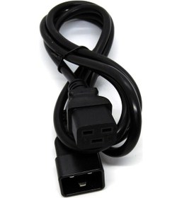 Resim Beek Güç Kablosu Schuko C19 &lt -&gt C20, 1.8 Metre, H05vv-f 3 1 5mm Kare -36982 