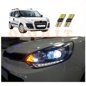 Resim Fiat Doblo D3 10-15 Uyumlu Park Ampulü Beyaz Led Aydınlatma Ampulü Canbus'li 