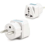 Resim Skygo Amerikan Fiş Adaptörü Beyaz HDX1251 