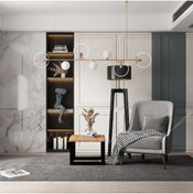 Resim deryawood Raweyn Masif Ahşap Citrus Ofis Sehpa 60*60*45 